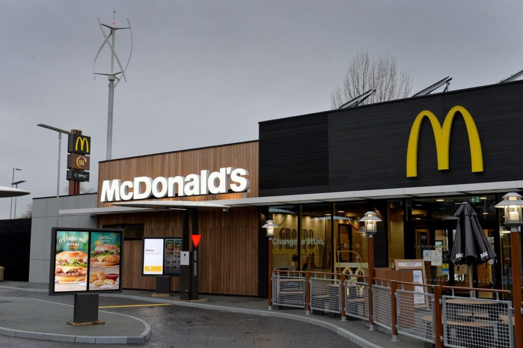 McDonald's Restaurant in Market Drayton is net carbon zero