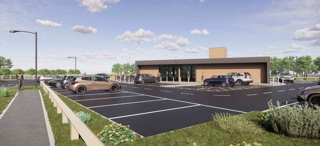 Full planning consent for a new café and drive-thru at Kingsway Business Park thanks to Glanville.